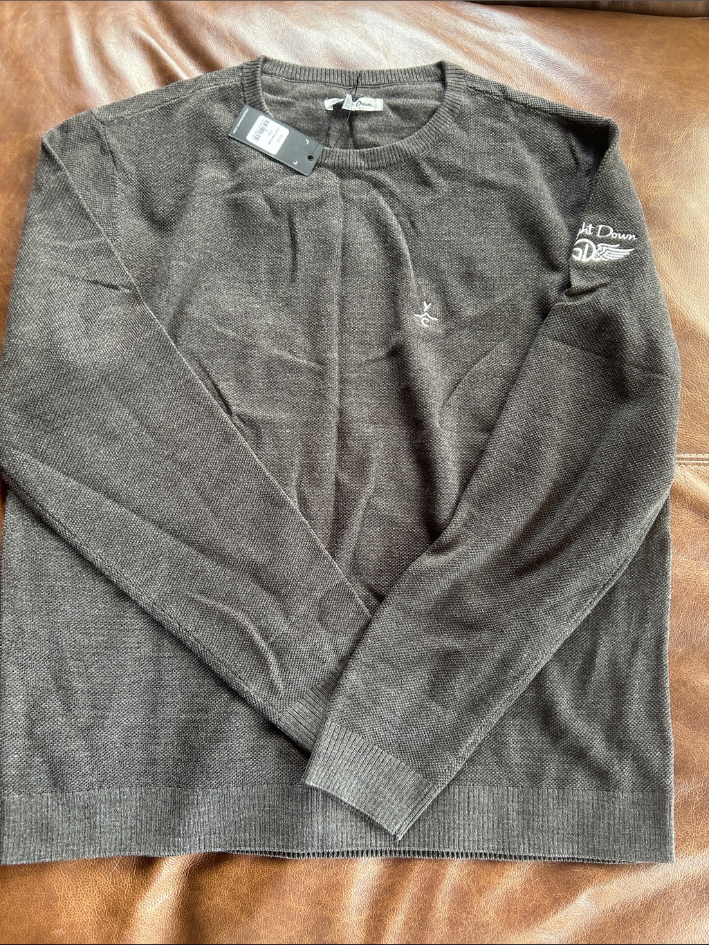 Links Crewneck Sweater - Charcoal Heather